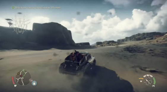 Демонстрация Mad Max на E3 2015 - геймплей на машине