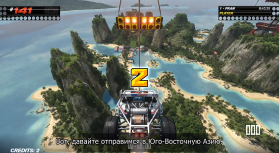 Геймплей Trackmania Turbo (русские субтитры)