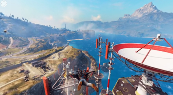 360-градусное видео Just Cause 3 Wingsuit Experience