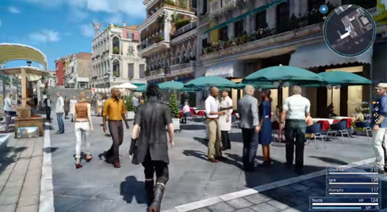 Видео Final Fantasy 15 - город Altissia