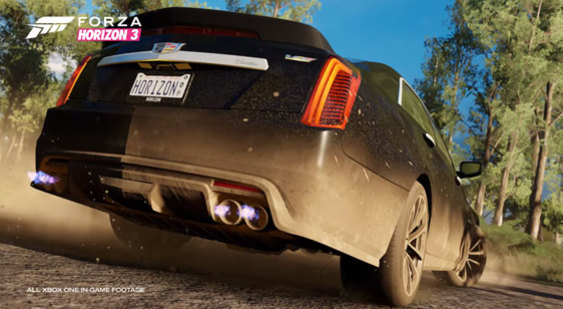 Ролик Forza Horizon 3 - 2016 Cadillac CTS-V