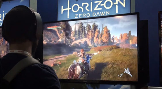 Офф-скрин геймплей Horizon Zero Dawn - Brasil Game Show 2016