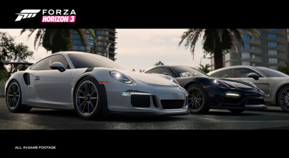 Трейлер Forza Horizon 3 - Porsche Car Pack