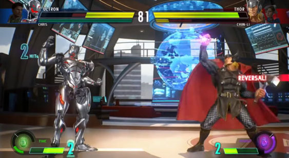 Геймплей Marvel vs. Capcom: Infinite - 2 на 2