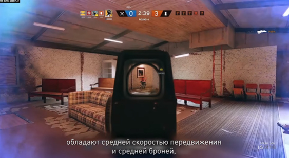 Видео Rainbow Six: Siege - особенности Lion и Finka (русские субтитры)