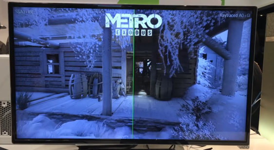 Видео Metro Exodus - сравнение Nvidia RTX и SSAO